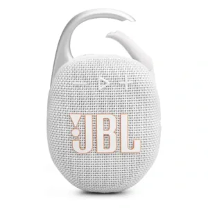 JBL Clip 5 – Enceinte Bluetooth Portable – 12h Autonomie – IP67 – Blanc