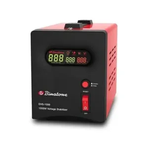Binatone Stabilisateur Régulateur De Tension – DVS-1000 – Rouge Noir