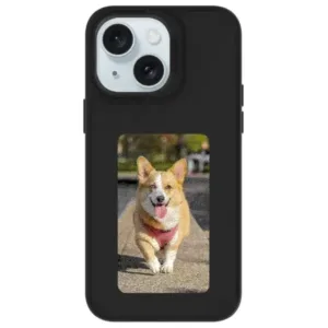 Coque à écran e-ink pour iPhone 14 – Creative Case – Noir