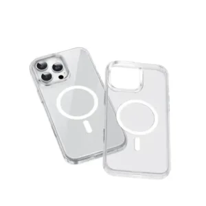 Coque MagSafe pour iPhone 16 Pro – Green Lion – Transparente