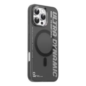 Coque MagSafe pour iPhone 16 Pro – Green Lion – GNUMG16PBK- Noir