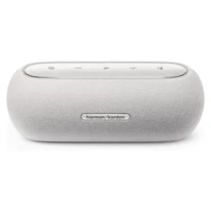 Harman Kardon Luna – Enceinte portable Bluetooth – autonomie 12H – IP67 – son et basses puissantes – Blanc