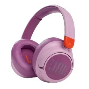 Casque JBL supra-auriculaire Bluetooth à réduction de bruit pour enfants – Autonomie 30H – JR460NC – Rose