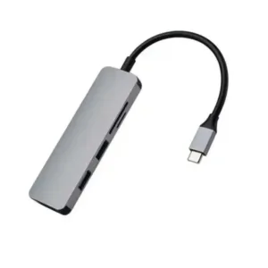 Hub USB-C 5en1 avec 3 ports USB 3.0 et un lecteur de cartes SD et TF – MB1082