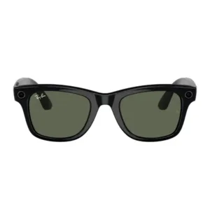 Ray-Ban – Lunette de soleil connectée avec caméra intégrée – Meta – Wayfarer – Vert-gris
