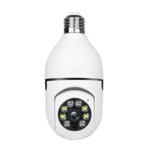 Caméra de Surveillance WiFi OLA C2 – 1080P – Ampoule LED – Vision 360° – Détection de Mouvement – Audio bidirectionnel