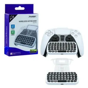 DOBE – Mini clavier externe sans fil pour PS5 pour manette de jeu PS5 – TP5-0556