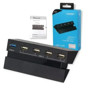 Hub USB Dobe de 2 à 5 pour Console PS4