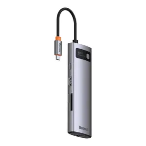 Adaptateur Baseus Joystar 8en1 Hub USB-C – WKWG080113 – Gris