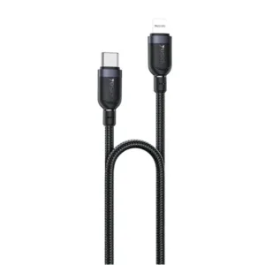Câble tressé de charge rapide et de transfert de données Yesido – 1,2m – 27W type-c vers IP Max avec 480Mbps – CA189