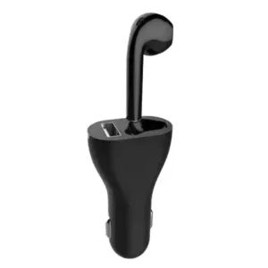 Chargeur USB de voiture Bluetooth 2 en 1 Écouteurs sans fil Droit