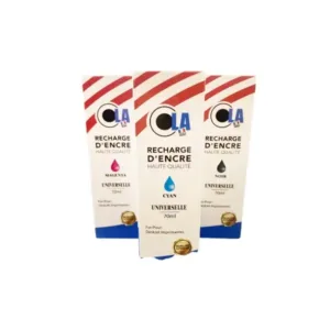Encre Liquide OLA Universelle – 70ml – Pour Deskjet Imprimantes – Cyan