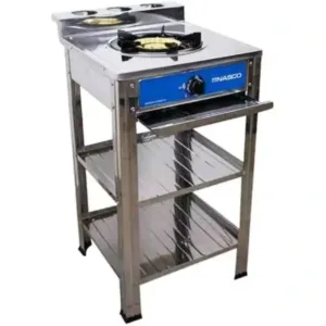 Nasco Réchaud A Gaz Avec Table 1 Feu – NASGS-K1CSS-SI – Gris