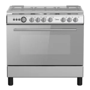 Midea Gaziniere 5 Feux Rôtisserie- 36LMG5G027-C