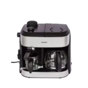 Nasco Machine à Café Espresso 3 En 1 – CM4611 – 1.25 Litre – 1800W – Gris/Noir