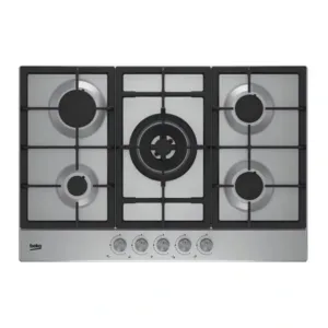 Beko Plaque De Cuisson Encastrable 5 Bruleurs A Gaz – HIAW75225SL