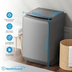 Midea Machine A Laver 10.5kg Top Load Automatique- Hygiène + Healthguard – MA200W105/G