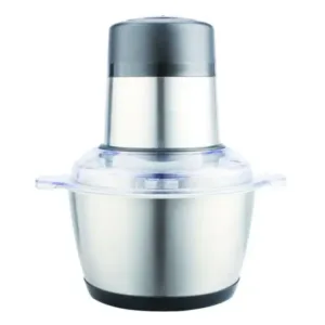 Nasco Mini Hachoir 2L Bol En Acier Inoxydable – 300W – MC373B-GS