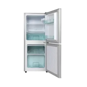 Nasco Refrigérateur Combiné – Economie D’Energie – 106L Net – 2Tiroirs – Argent foncé – NASD2-132FL-DS