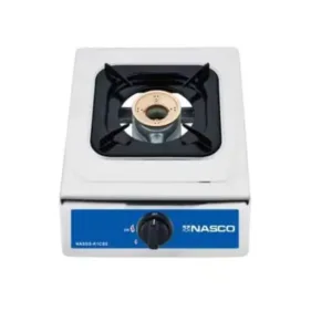 NASCO RÉCHAUD A GAZ 1 FEU – NASGS-K1CSS – Blanc/Bleu