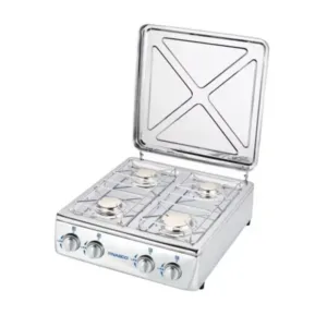 Nasco Réchaud A Gaz 4 Feux – NASGS-K4CSS – Argent