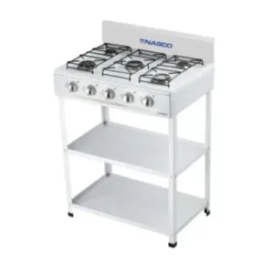 Nasco Réchaud A Gaz 5 Feux Avec Table – NASGS-K5BW-S