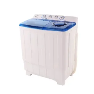Nasco machine à laver 8Kg – Twin tub – Semi-automatique – Séchage express – Fonction lavage à main – 360W – NASTT-B80FL