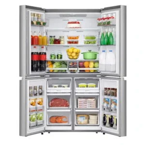 Hisense Réfrigérateur Americain 4 Portes Inverter – Métal Tech Cooling 608L Net – RC-73WCR