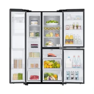 Samsung Réfrigérateur Americain Trois Portes – 602 L Net-Distributeur D’eau -RS65CG5691B4/GH