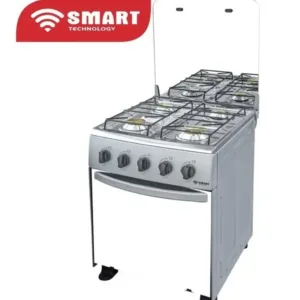 Smart Technology – Mini Four Silver Smart 4 Feux Inox-50 X 50 Cm – 6 Mois De Garantie-STC-5050SA