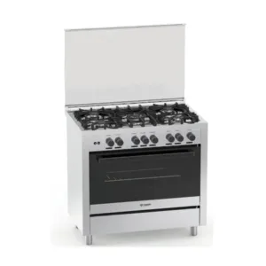 SMART TECHNOLOGY – Gazinière 5 Feux automatique Inox 90×60 Smart – STC-9060GI – Gris- Garantie 6 Mois