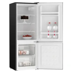 Smart Technology Réfrigérateur Combiné DFRST 2 Tiroirs – 112L -Gris-Marron – 12 Mois De Garantie – STCB-145WH