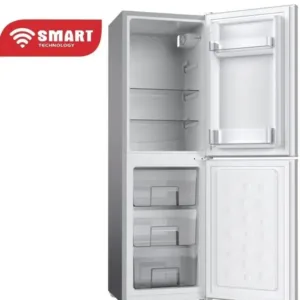 Smart Technology – Réfrigérateur Combiné DFRST 3 Tiroirs 133L- Gris-Garantie 12 Mois- STCB-155H