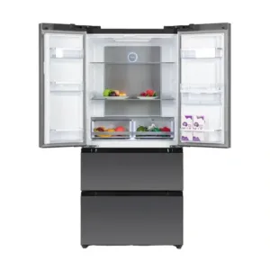 SMART TECHNOLOGY – Réfrigérateur combiné américain – 2 Battants – NOFRST INVT SMART – 506L – avec fontaine – STCB-709WS -Gris – Garantie 12 Mois