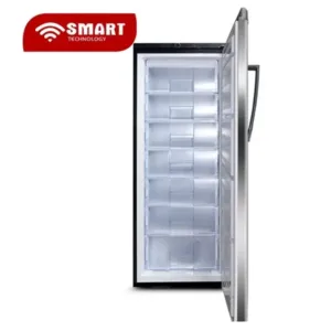 SMART TECHNOLOGY Congélateur Débout 7 Tiroirs STCD-355 – 258 L – Gris – 12 Mois De Garantie