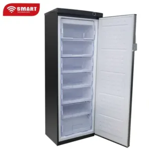 SMART TECHNOLOGY Congélateur Vertical 7 Casiers STCD-550 – 350 L – Argent – 12 Mois Garantie